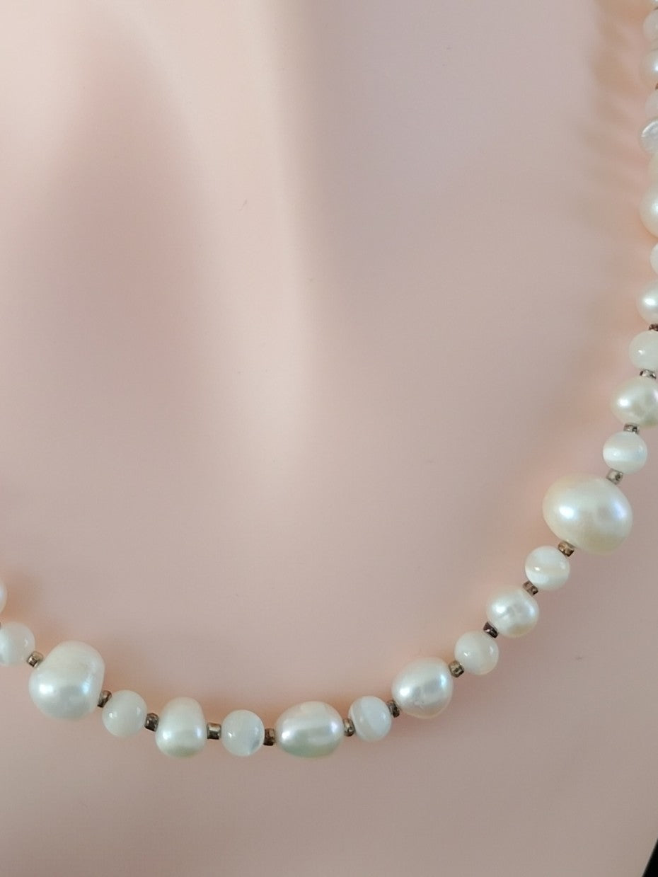 Ferskvandsperle halskæde