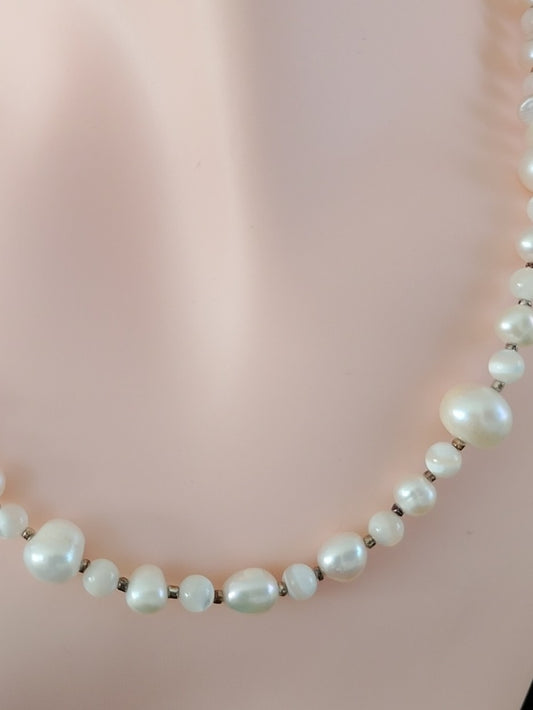 Ferskvandsperle halskæde
