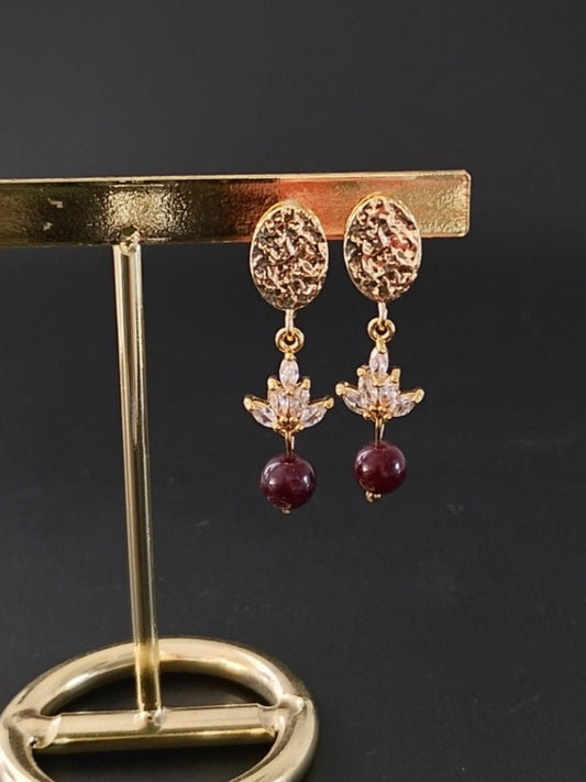 Vandfaste Rita Ørestikker med halvædelsten