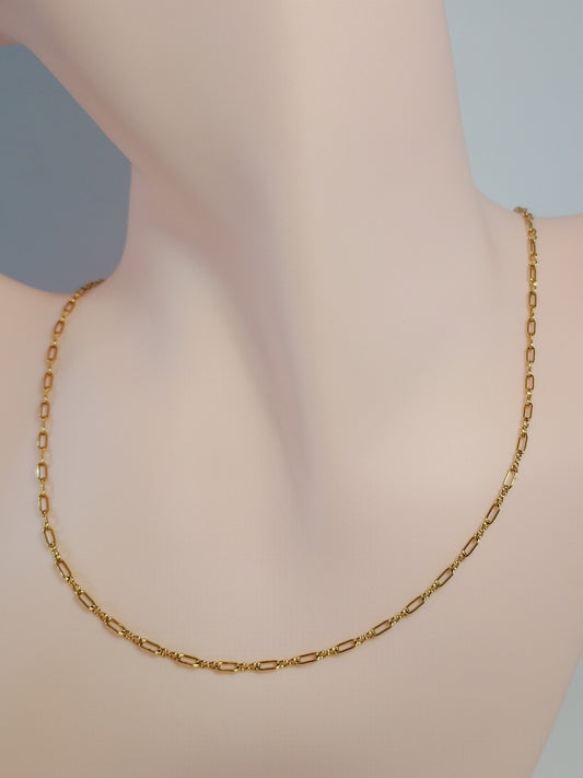 Vandfast halskæde med otte tals led