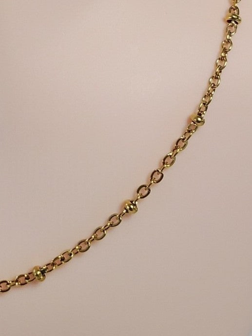 Vandfast Ankerkæde Med Små Perler